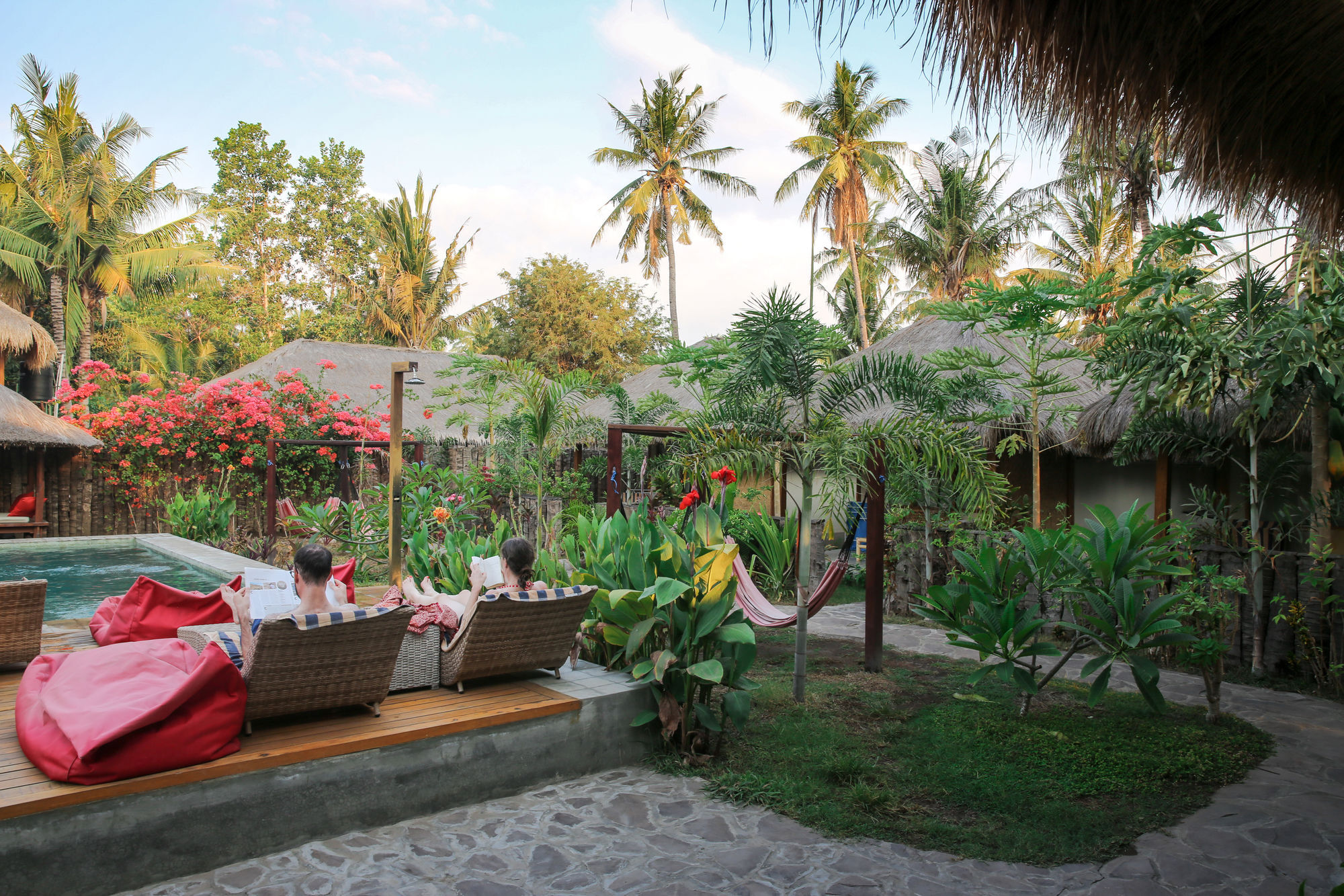 3W Cottages And Villas Gili Air Kültér fotó